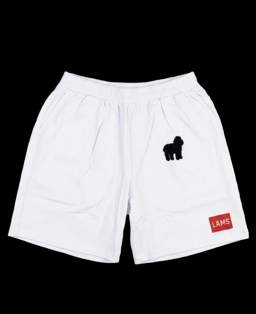 White Patch Shorts