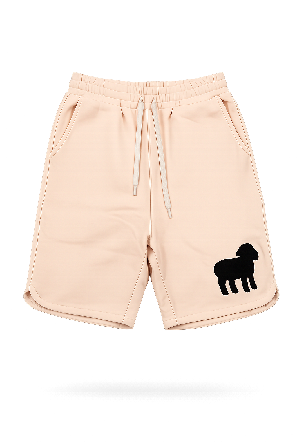 LAMS Cream Shorts