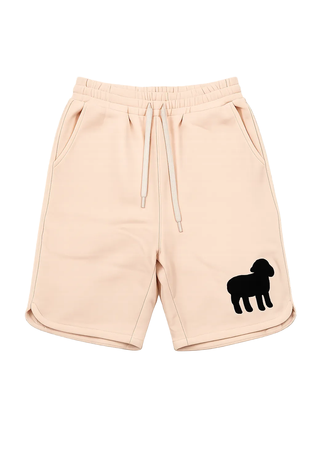 LAMS Cream Shorts