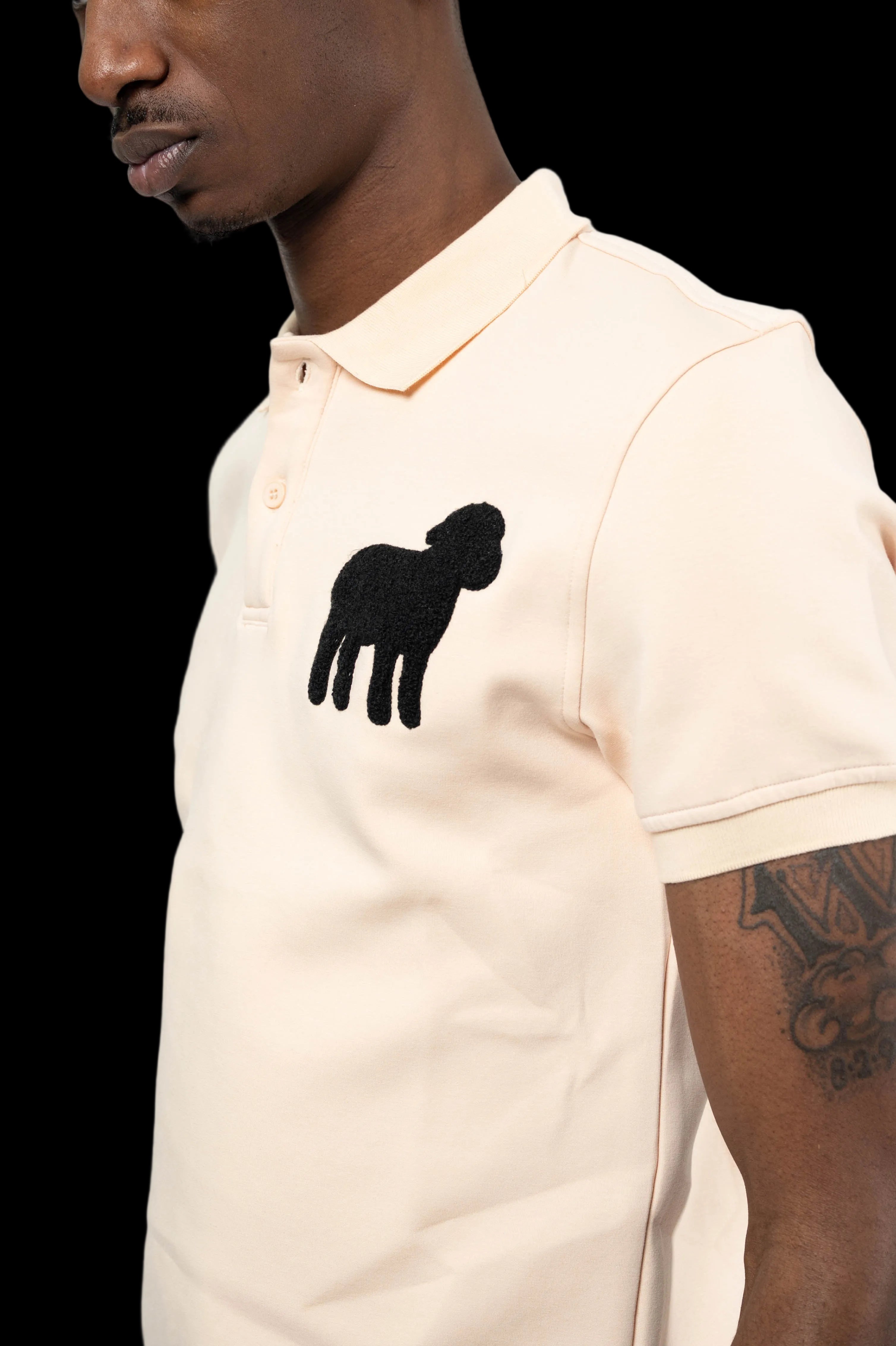 LAMS Cream Polo