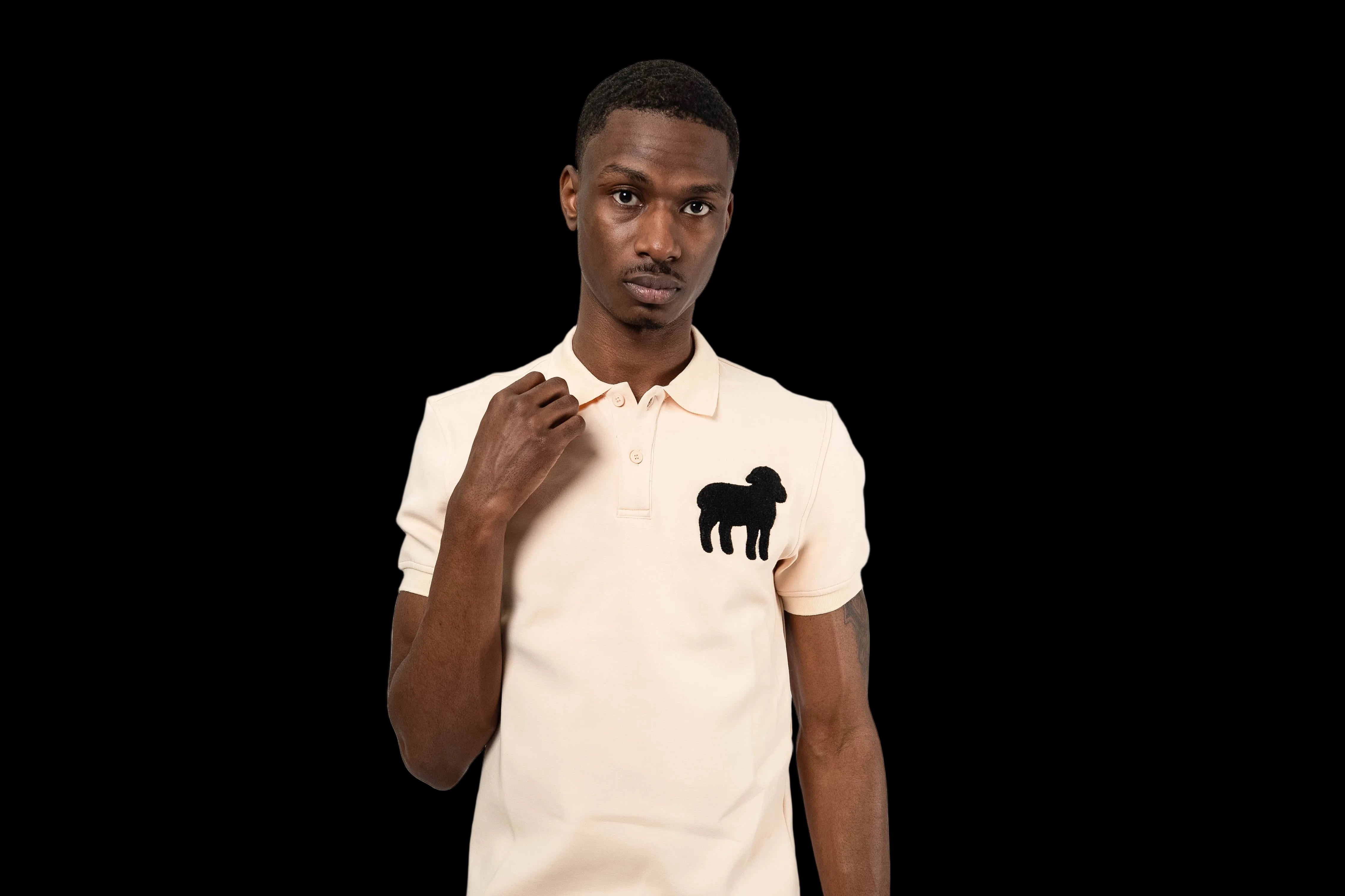 LAMS Cream Polo