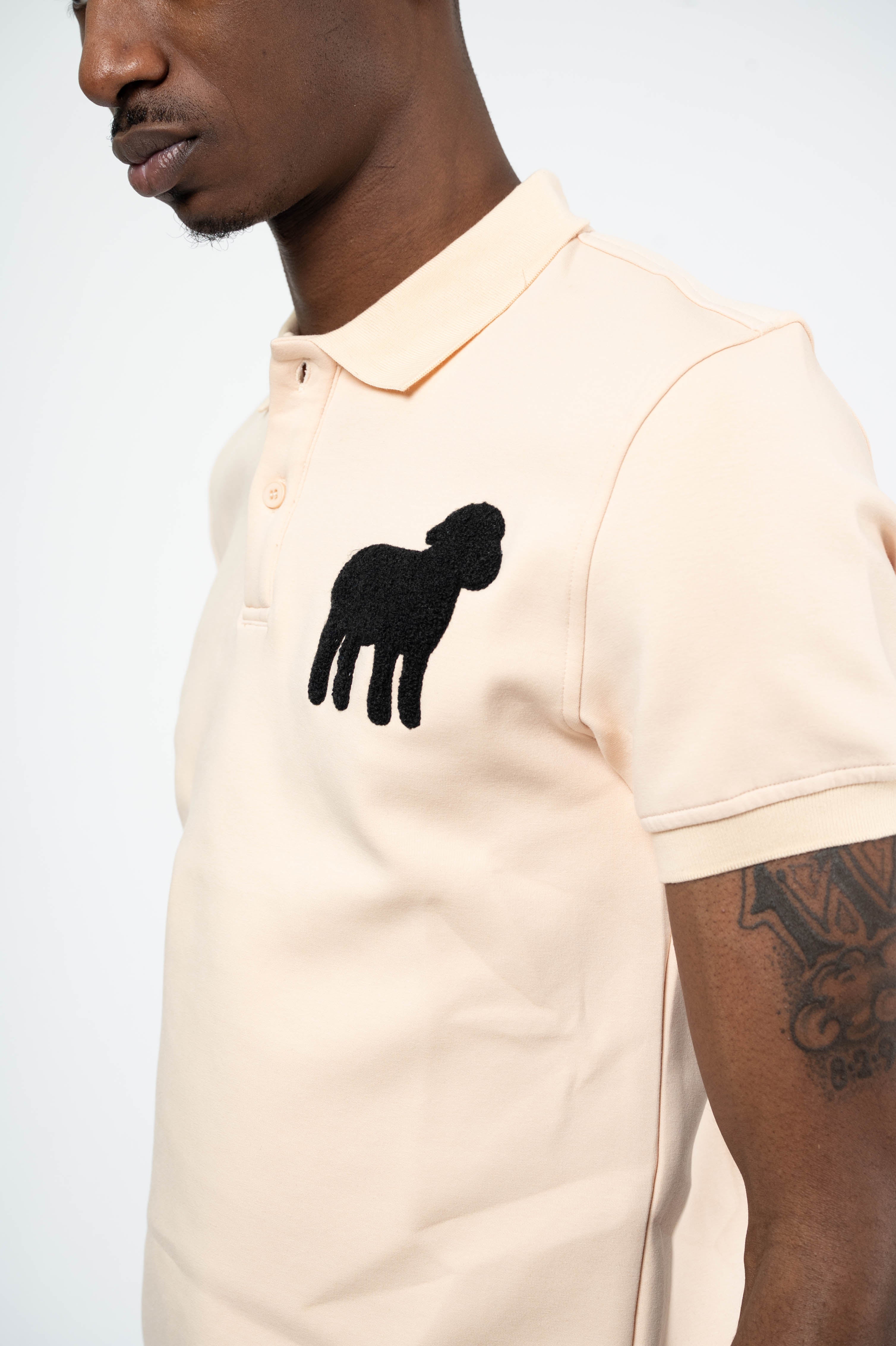 LAMS Cream Polo