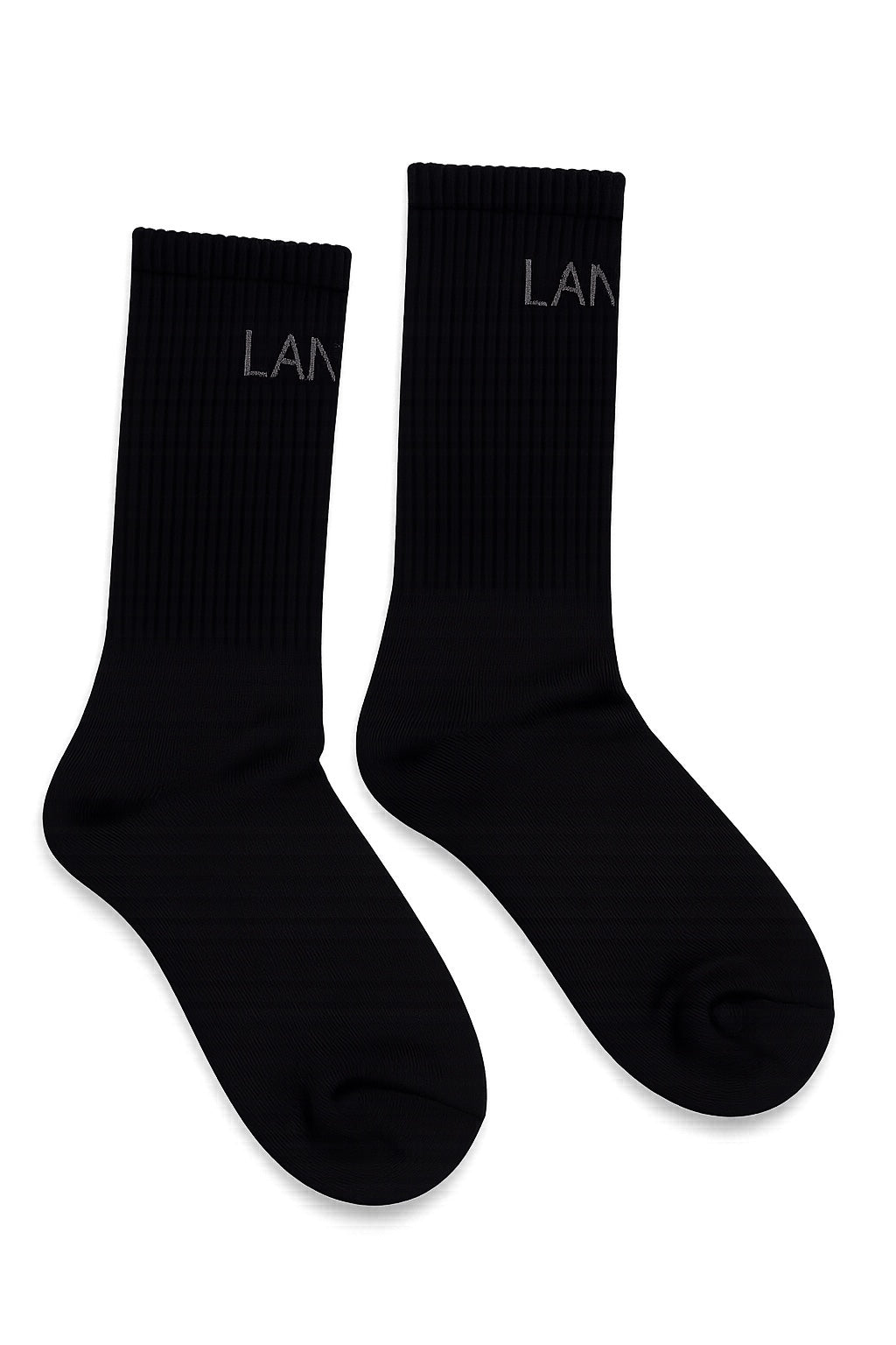 LAMS black socks — full pair